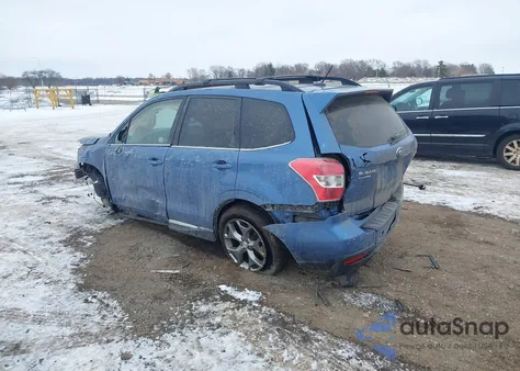 2015 Subaru Forester 2.5I Touring из США, поврежденный, VIN JF2SJAUCXFH500436